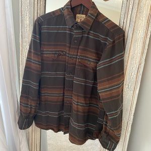 REDHEAD men’s brown button down shirt